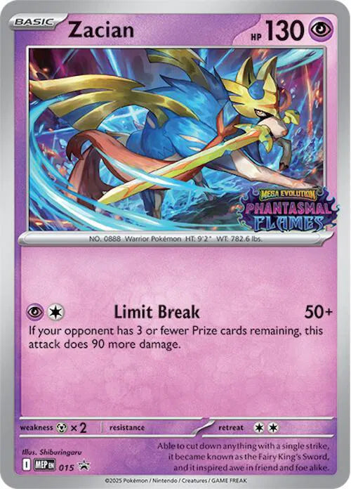 Zacian - 015 - Mega Evolution Promo