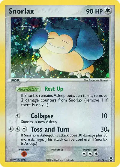 Snorlax - 15/112 - Ex FireRed & LeafGreen