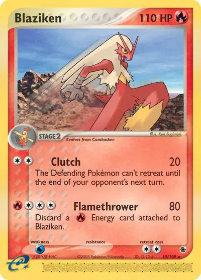 Blaziken - 15/109 - Ruby & Sapphire