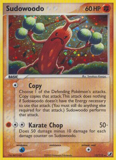 Sudowoodo - 15/115 - Unseen Forces