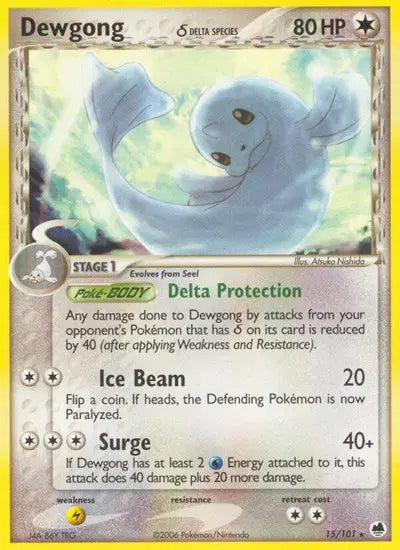 Dewgong - 15/101 - Ex Dragon Frontiers