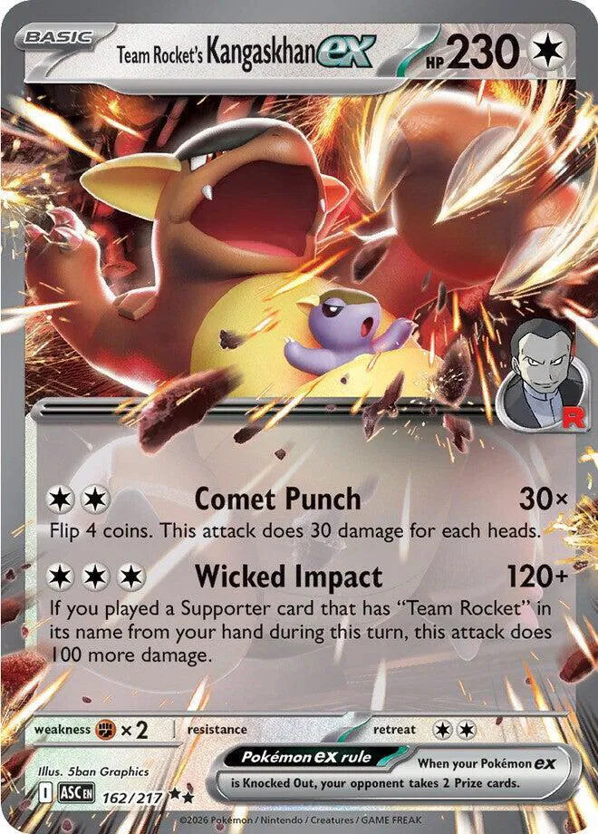Team Rocket's Kangaskhan ex - 162/217 - Ascended Heroes