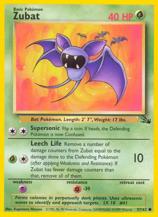 Zubat - 57/62 - Fossil
