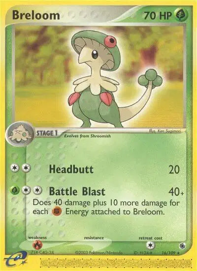 Breloom - 16/109 - Ruby & Sapphire