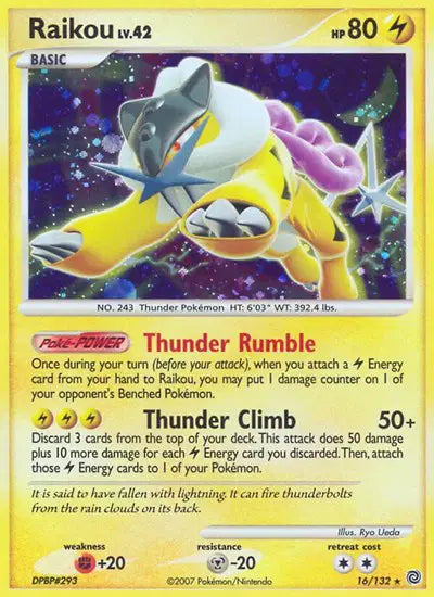 Raikou - 16/132 - Secret Wonders