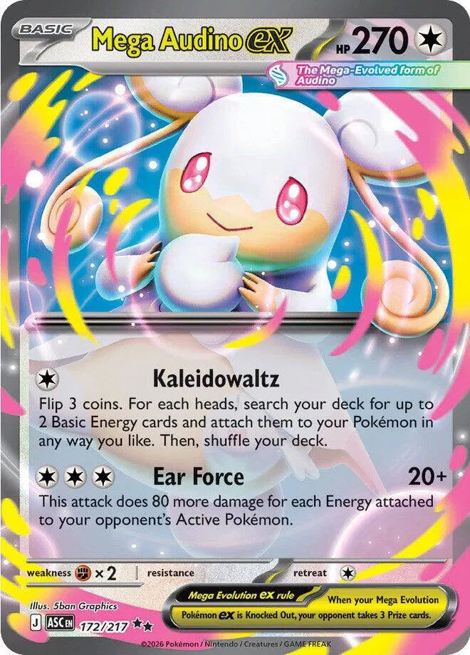 Mega Audino ex - 172/217 - Ascended Heroes