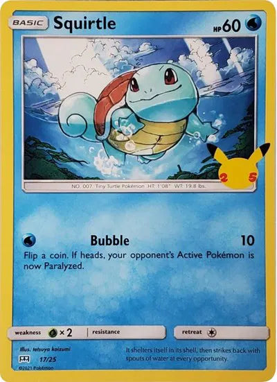 Squirtle - 17 - McDonald's 25th Anniversary Promos