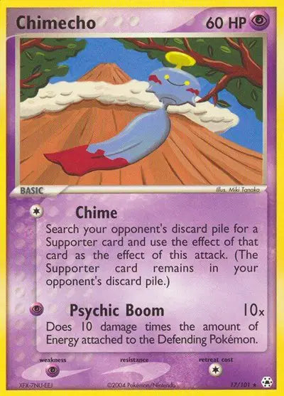Chimecho - 17/101 - EX Hidden Legends