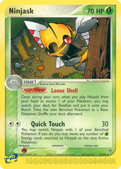 Ninjask - 18/97 - Ex Dragon