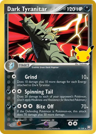 Dark Tyranitar - 19/109 - 30th Celebration - Classic Collection