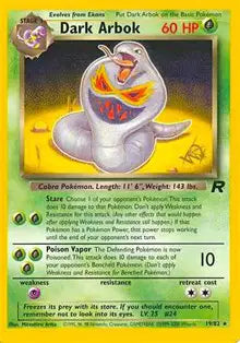 Dark Arbok - 19/82 - W Stamped - WoTC Promo