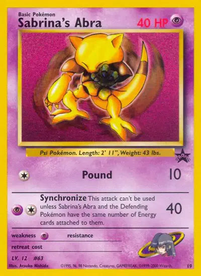 Sabrina's Abra - 19 - WoTC Promo