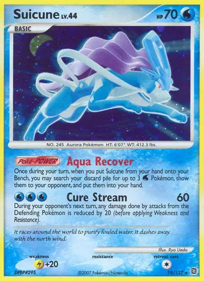Suicune - 19/132 - Secret Wonders