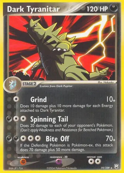 Dark Tyranitar - 19/109 - EX Team Rocket Returns