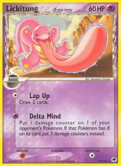Lickitung - 19/101 - Ex Dragon Frontiers