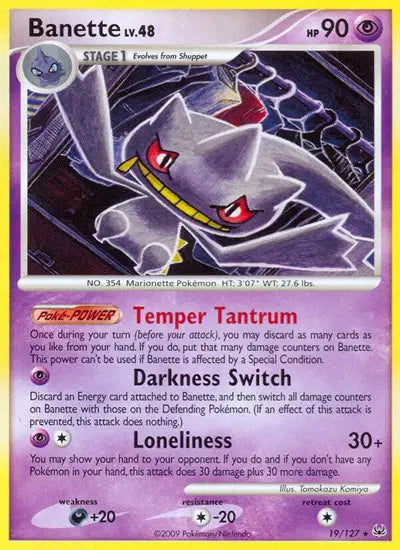 Banette - 19/127 - Platinum