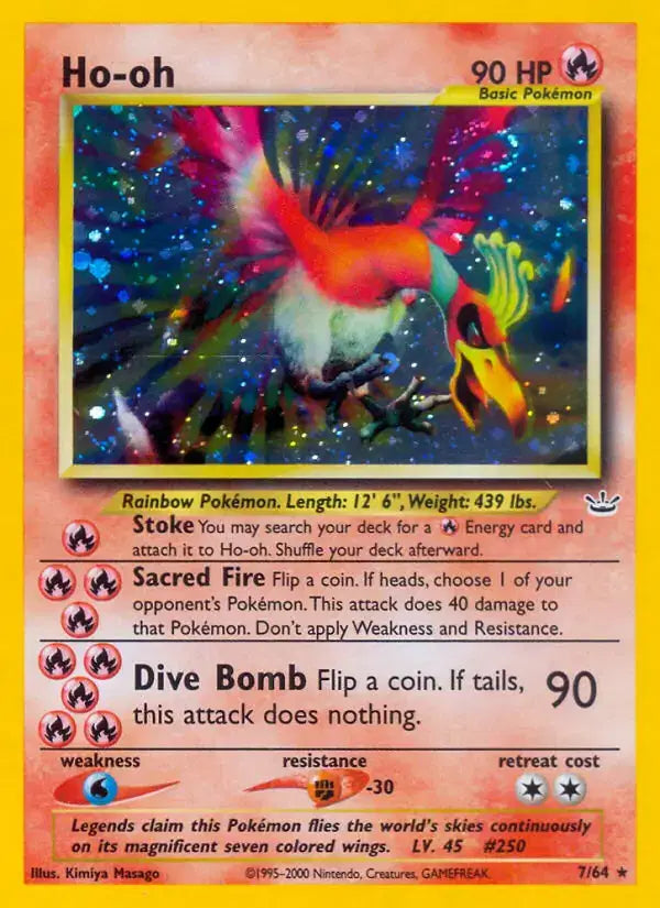 Ho-oh - 7/64 - Neo Revelation