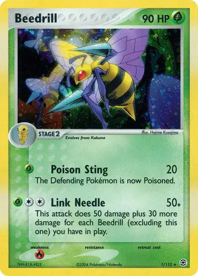 Beedrill - 1/112 - Ex FireRed & LeafGreen