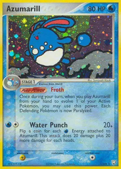 Azumarill - 1/109 - EX Team Rocket Returns