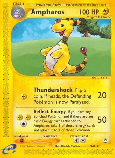 Ampharos - 1/147 - Aquapolis