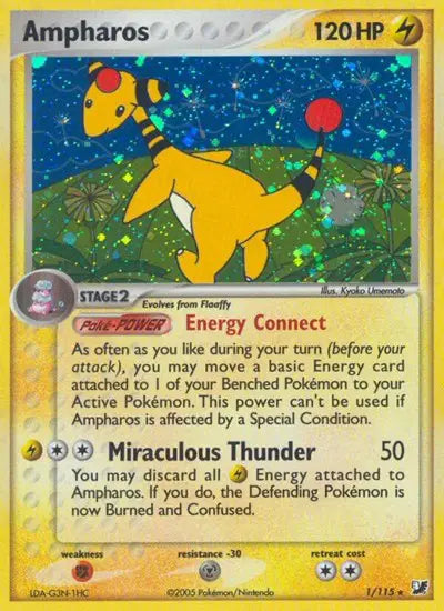 Ampharos - 1/115 - Unseen Forces