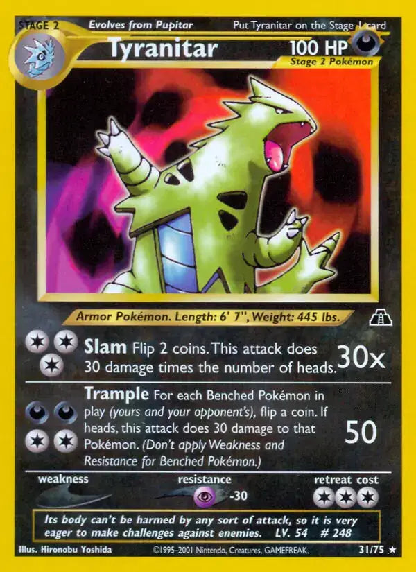 Tyranitar - 31/75 - Neo Discovery