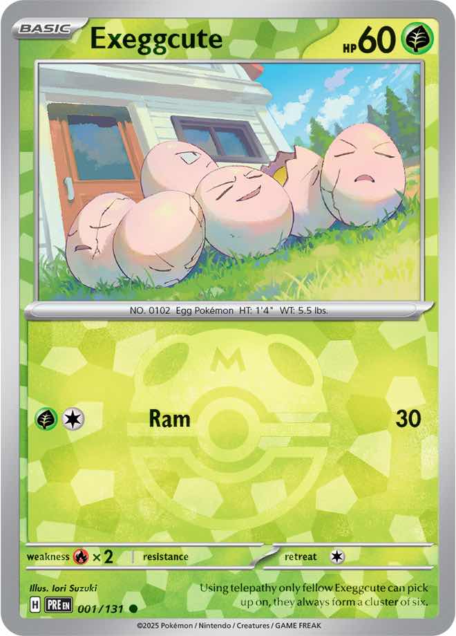 Exeggcute - 001/131 - Prismatic Evolutions