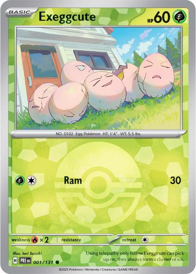 Exeggcute - 001/131 - Prismatic Evolutions