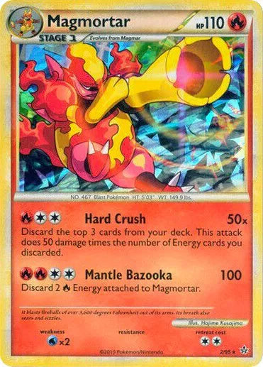 Magmortar - 2/95 - Cracked Ice Holo - Miscellaneous