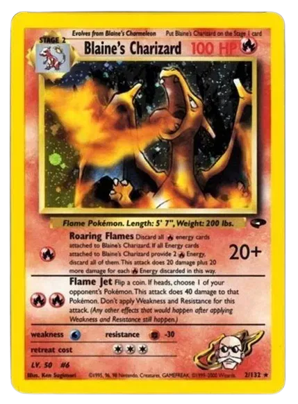 Blaine's Charizard - 2/132 - Corrected - Miscellaneous