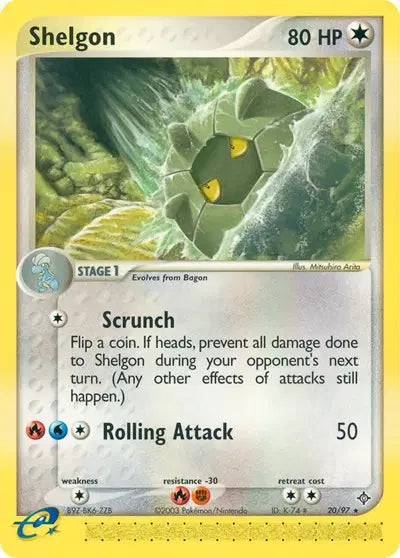Shelgon - 20/97 - Ex Dragon