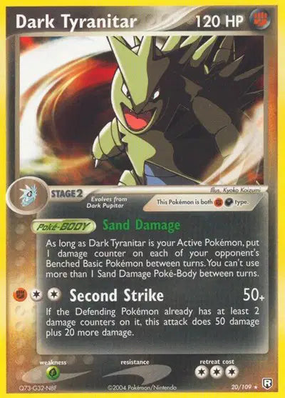 Dark Tyranitar - 20/109 - EX Team Rocket Returns