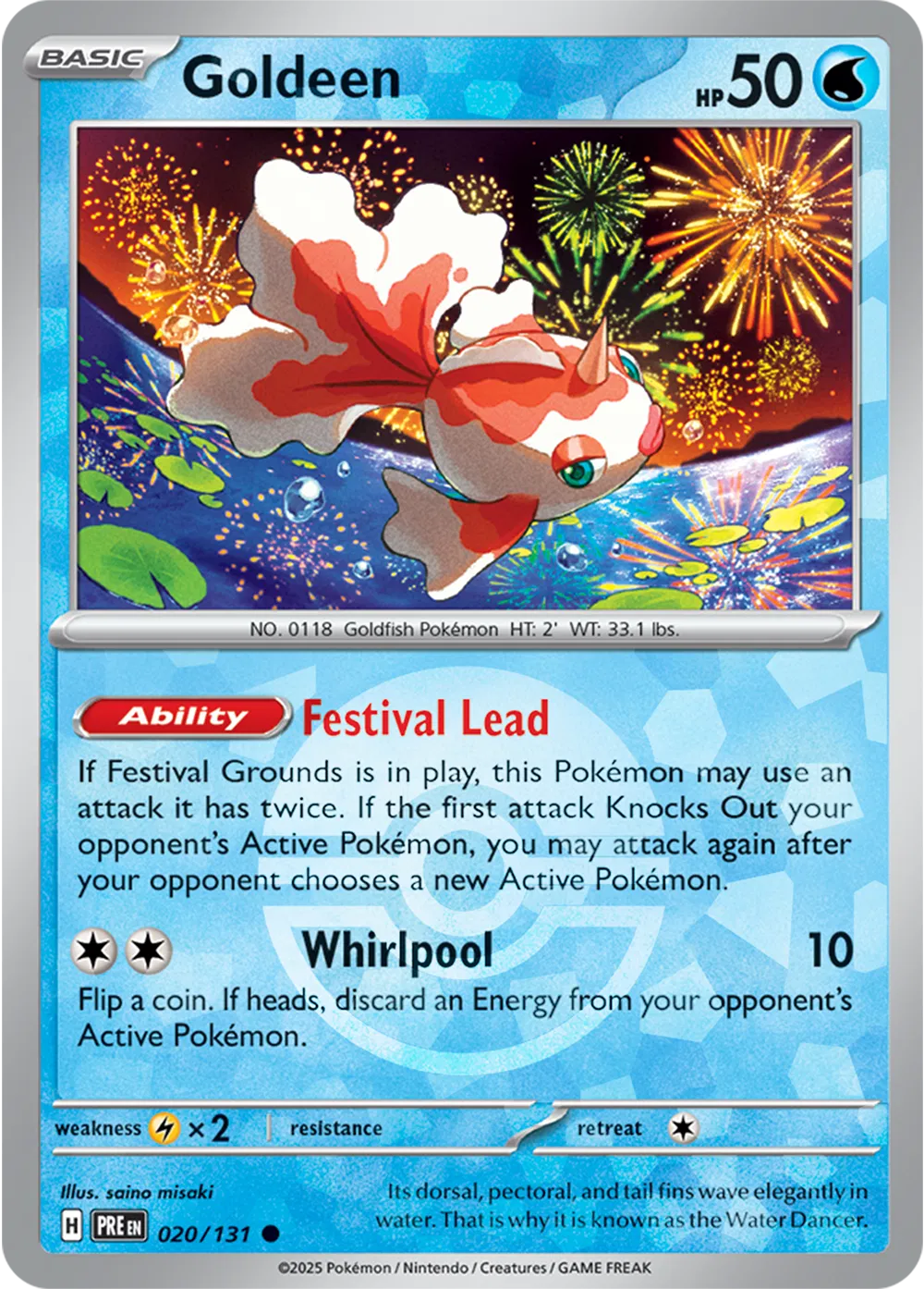Goldeen - 020/131 - Prismatic Evolutions