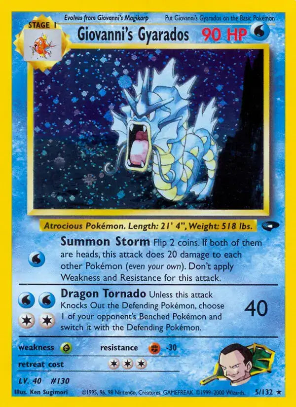 Giovanni's Gyarados - 5/132 - Gym Challenge