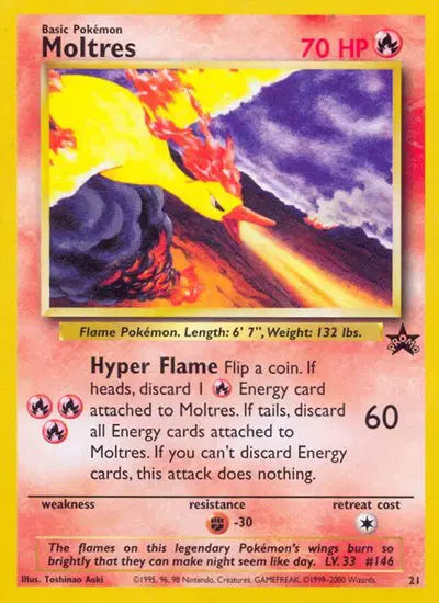 Moltres - 21 - WoTC Promo