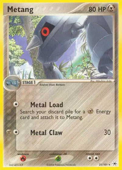 Metang - 21/101 - EX Hidden Legends