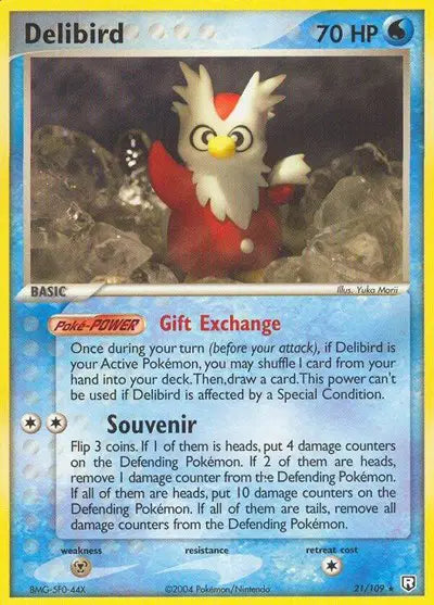 Delibird - 21/109 - EX Team Rocket Returns