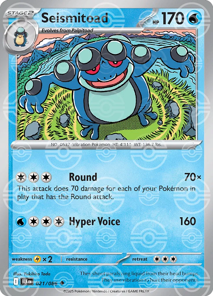 Seismitoad - 021/086 - Black Bolt
