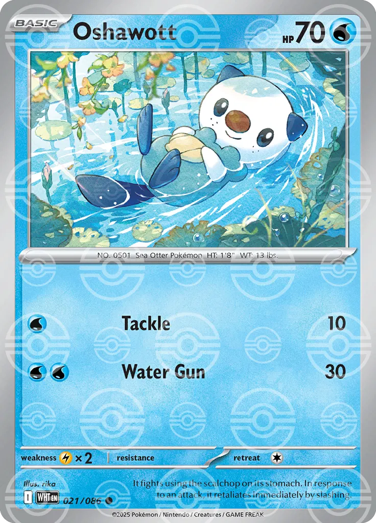 Oshawott - 021/086 - White Flare
