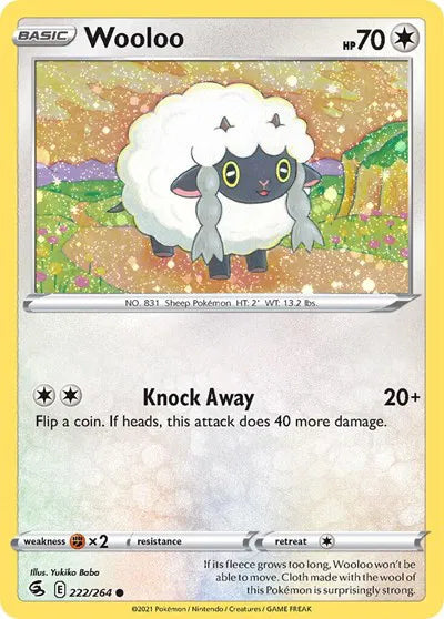 Wooloo - 222/264 - Cosmos Holo - Miscellaneous Cards & Products