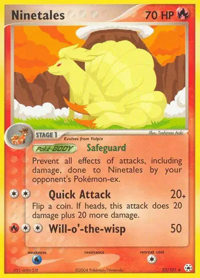 Ninetales - 22/101 - EX Hidden Legends