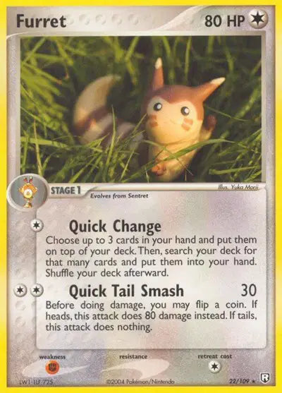 Furret - 22/109 - EX Team Rocket Returns