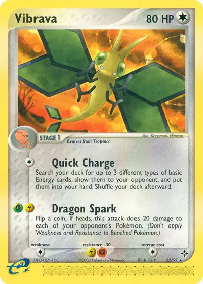 Vibrava - 22/97 - Ex Dragon
