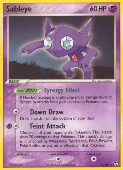 Sableye - 22/108 - Ex Power Keepers