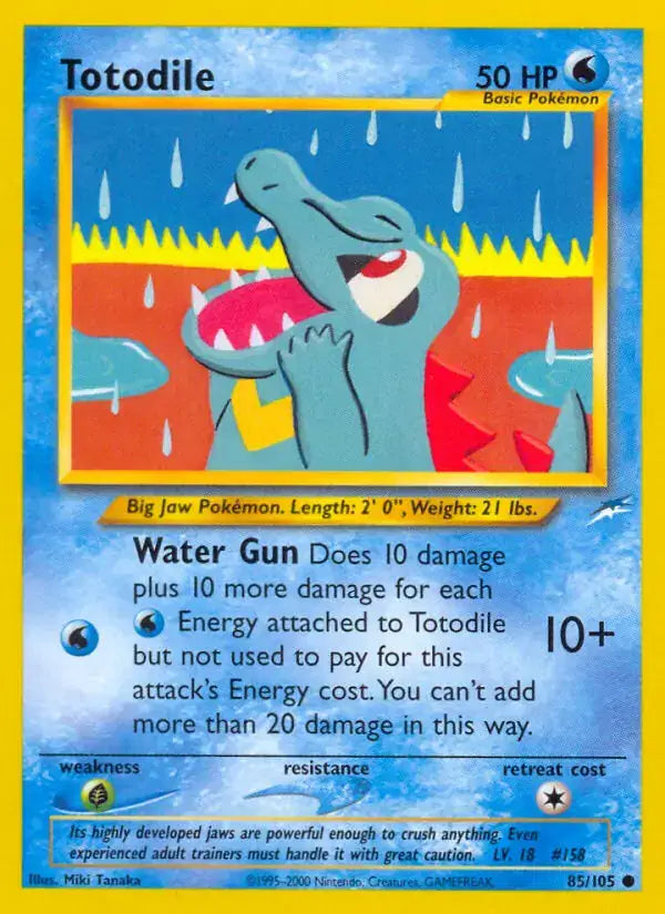 Totodile - 85/105 - Neo Destiny