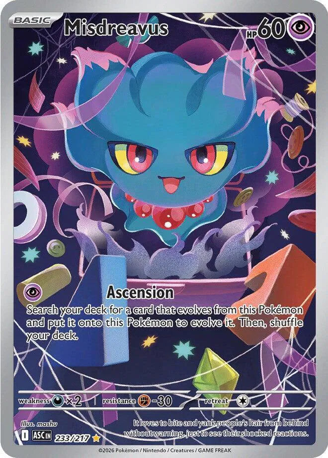 Misdreavus - 233/217 - Ascended Heroes