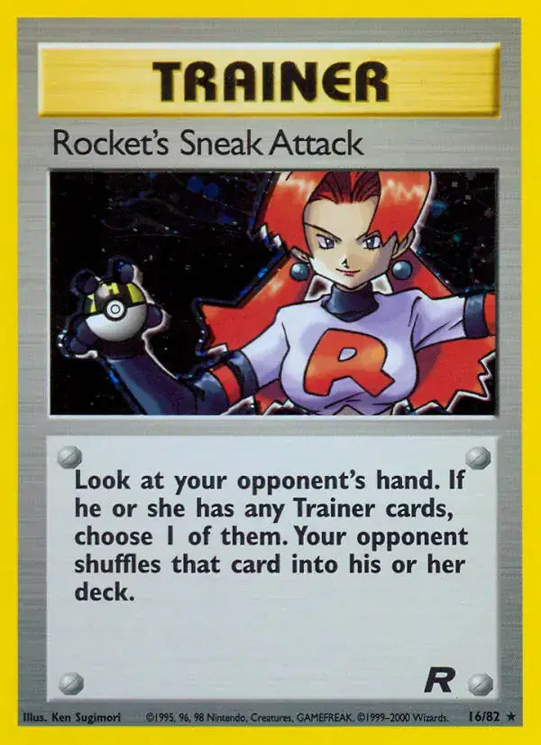 Rocket's Sneak Attack - 16/82 - Team Rocket
