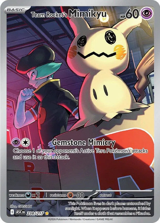 Team Rocket's Mimikyu - 238/217 - Ascended Heroes