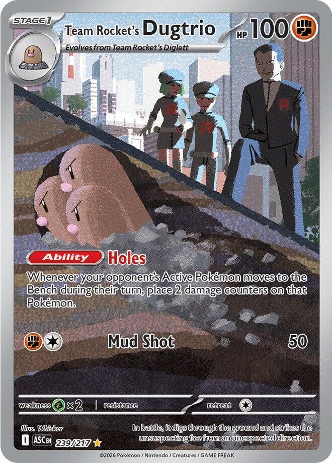 Team Rocket's Dugtrio - 239/217 - Ascended Heroes