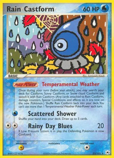 Rain Castform - 23/101 - EX Hidden Legends